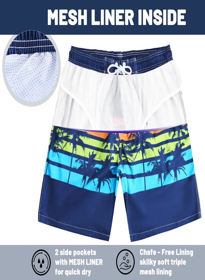 KAILUA SURF شورت سباحة رجالي من كايلوا سيرف - شورت سباحة طويل وسريع الجفاف مع بطانة شبكية، طول الدرزة الداخلية 9 بوصات - Image 5